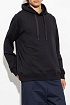 Чёрное худи Burberry Ekd Inlay 'Marks'