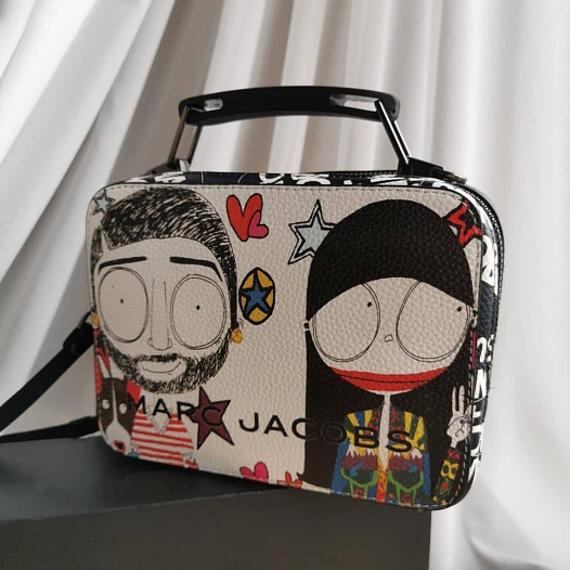 Кожаная сумка Marc Jacobs 20x15 см   