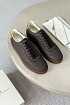 Мужские кожаные кроссовки Brunello Cucinelli Premium