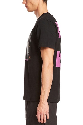 Чёрная футболка Off-White Arrow Caravaggio St. Francis   