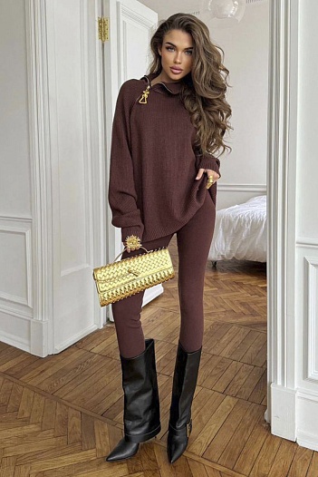 Женский костюм Schiaparelli premium - Brown   