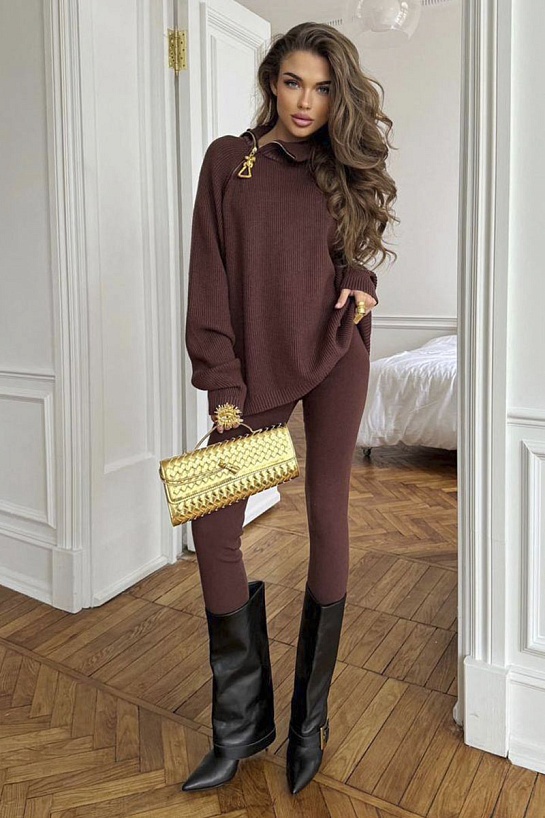 Женский костюм Schiaparelli premium - Brown