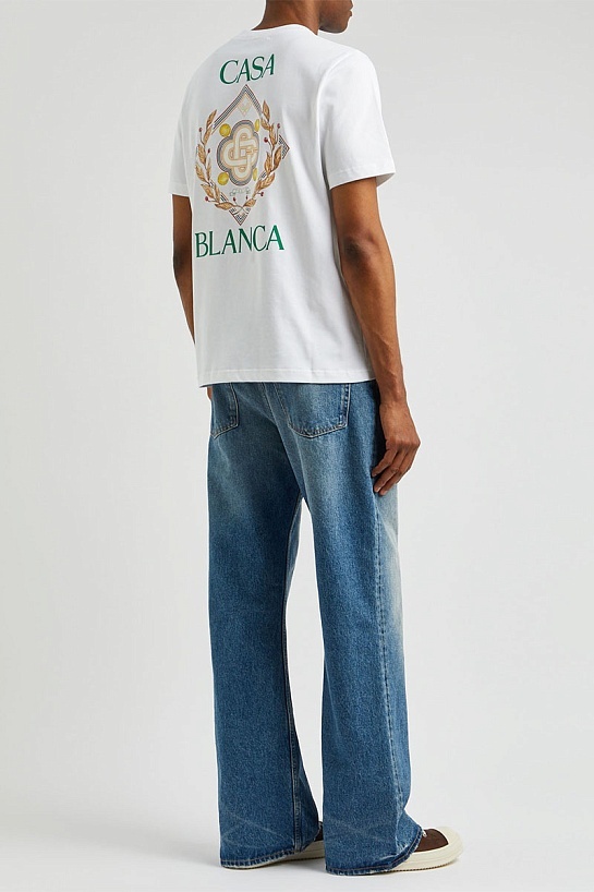 Белая футболка Casablanca Championship