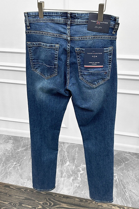 Мужские синие джинсы Tommy Hilfiger low-rise