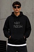 Мужское чёрное худи Off-White Arrows logo-print