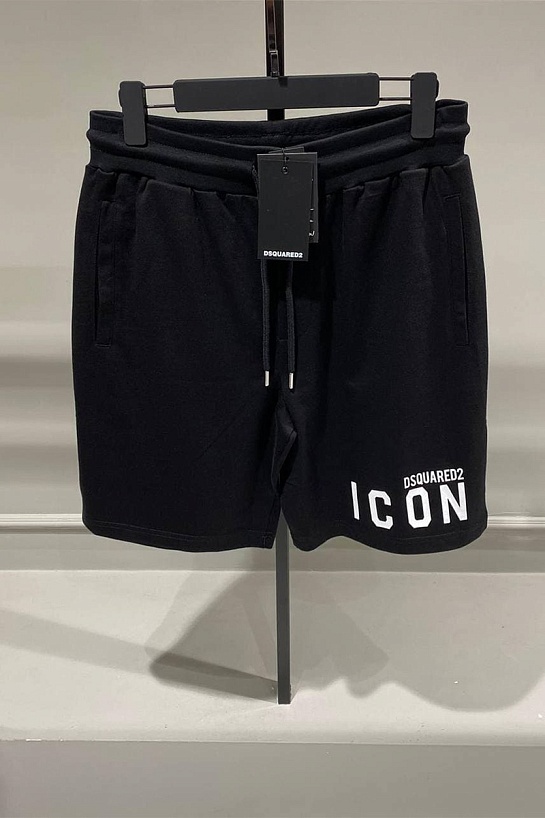 Мужские шорты Dsquared2 "ICON" - Black