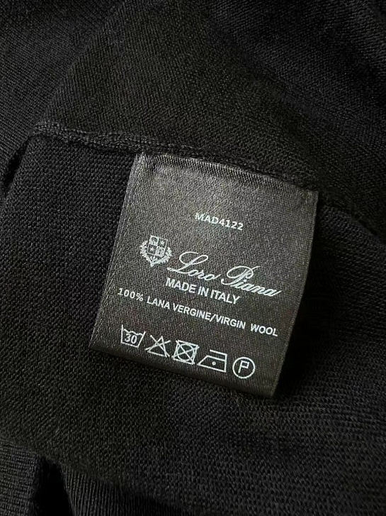 Поло с длинным рукавом Loro Piana Premium - Black
