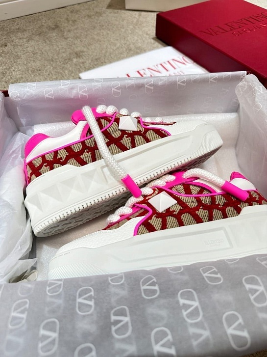 Женские кроссовки Valentino One Stud XL - Pink