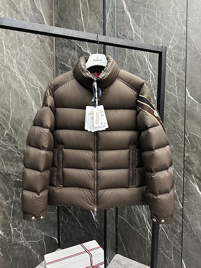 Мужской пуховик Moncler Solayan - Brown   