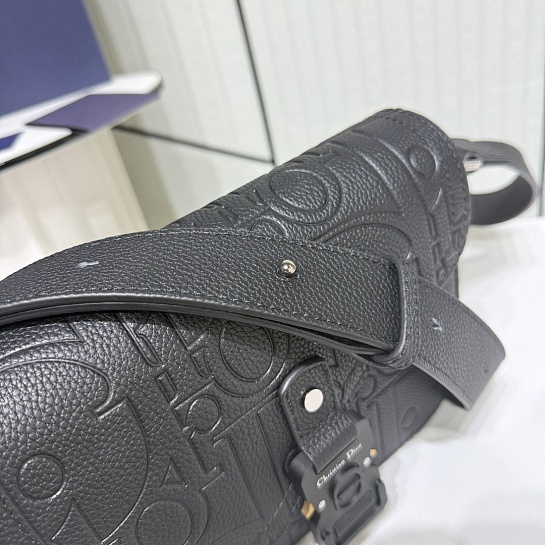 Кожаная сумка Dior Saddle Messenger Premium 23x17.5x6 см