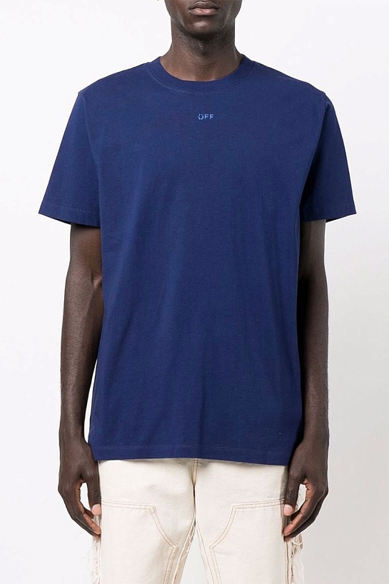 Оверсайз футболка Off-White "Arrows" - Navy