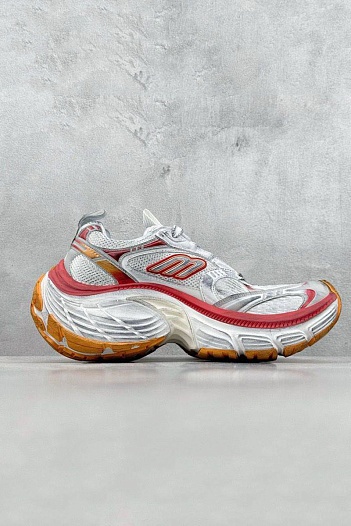 Женские комбинированные кроссовки Balenciaga Women's 10XL - White / Red   