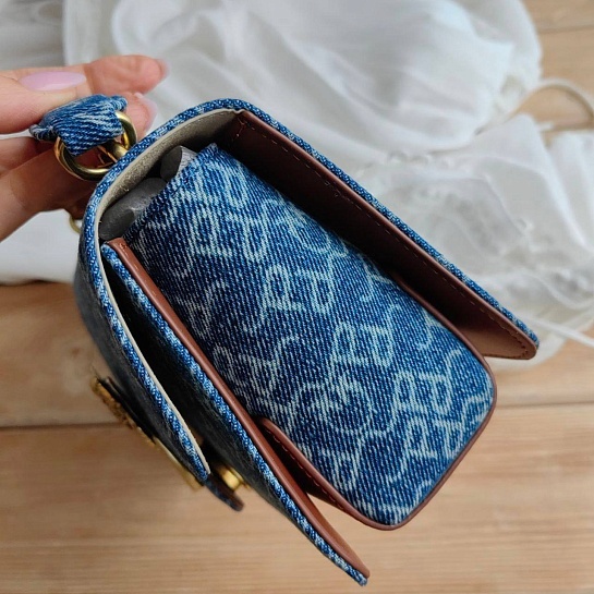 Джинсовая сумка Love Bag 21x12 см