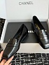Женские кожаные лоферы Chanel premium