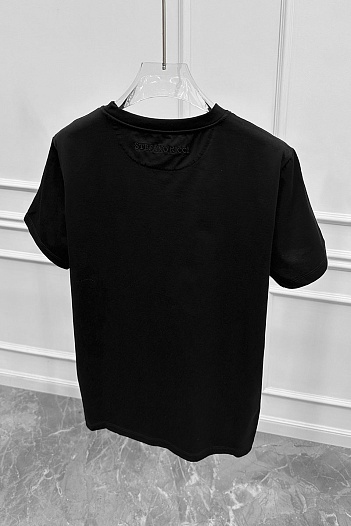 Чёрная футболка Stefano Ricci Premium   