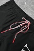 Мужские чёрные шорты Tommy Hilfiger logo-print