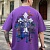 Фиолетовая оверсайз футболка Chrome Hearts Premium