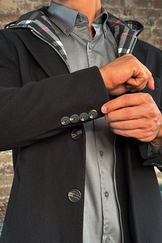 Мужское пальто Burberry London England - Black