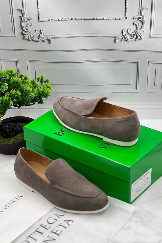 Мужские замшевые лоферы Bottega Veneta