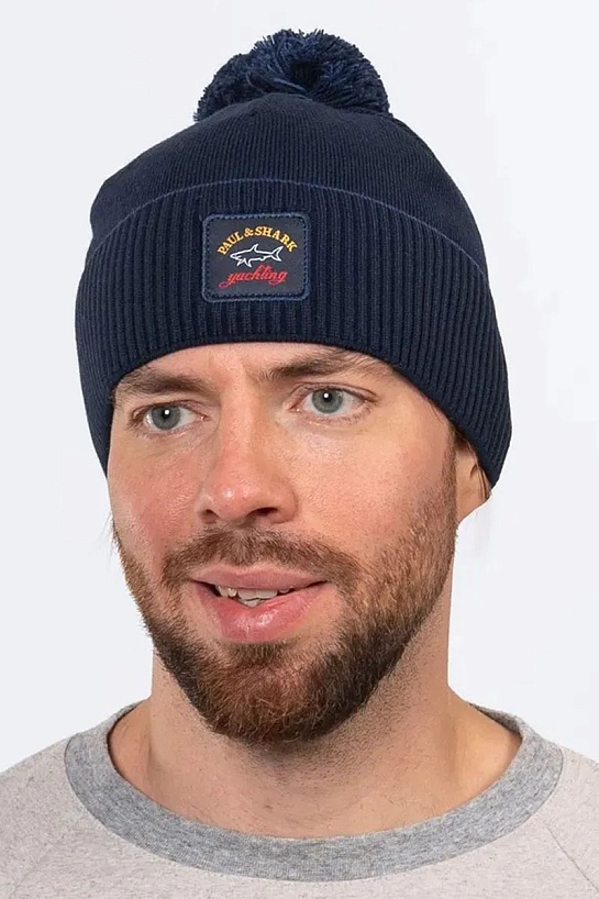 Шапка на флисе Paul & Shark logo-badge - Navy