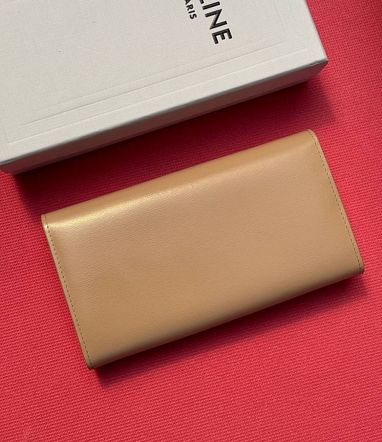 Портмоне Celine Tromphe Premium 19x10x3 см - Beige