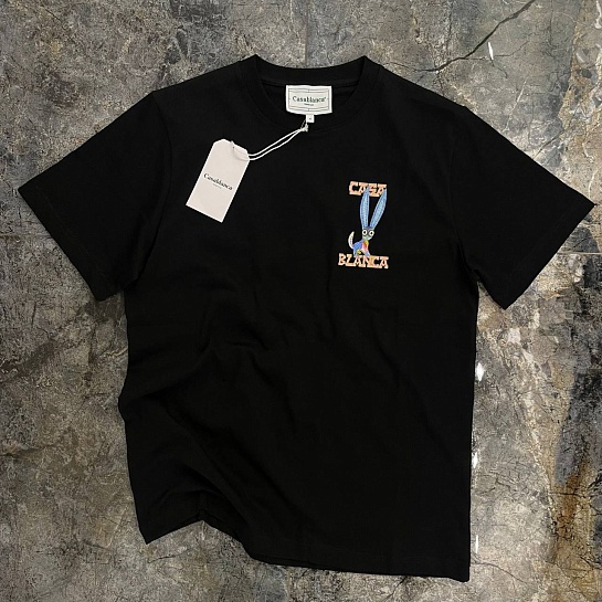 Чёрная футболка Casablanca Souvenir