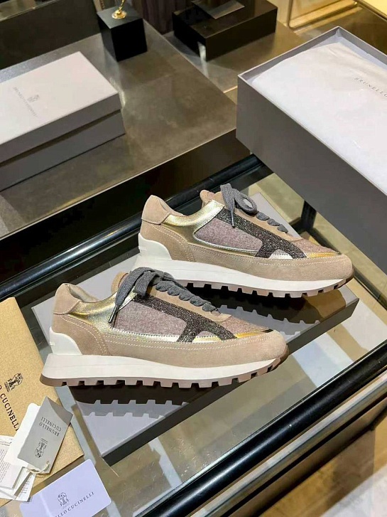 Женские кроссовки Brunello Cucinelli premium