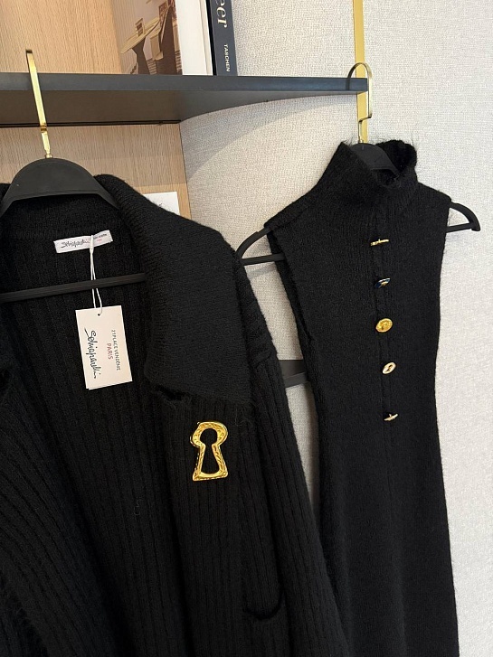 Женский костюм двойка Schiaparelli Premium - Black