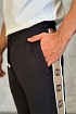 Мужские штаны Gucci Technical taped logo - Black