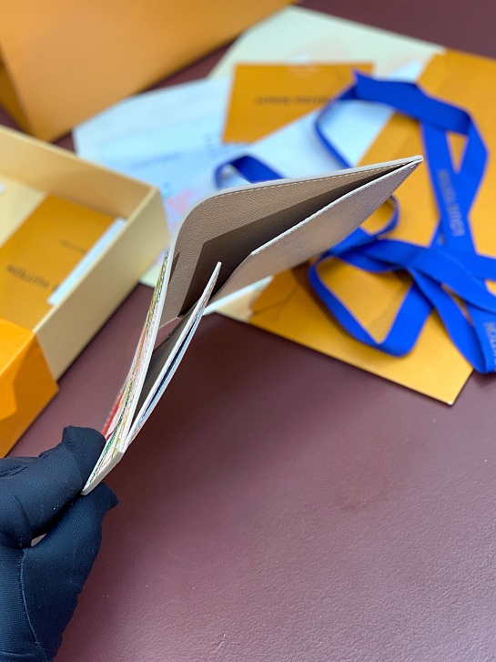 Кожаная обложка для паспорта Louis Vuitton Premium 10x14x2.5 см