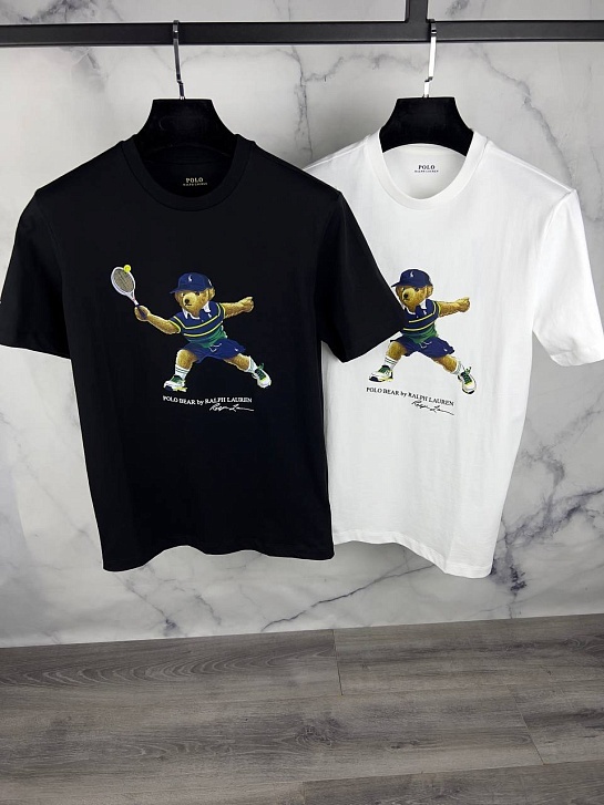 Чёрная футболка Роlо Ralрh Lаurеn US Open 