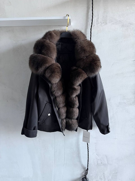 Женская парка с натуральным мехом Max Mara premium