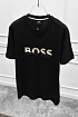 Мужская чёрная футболка Hugo Boss Tiburt 272