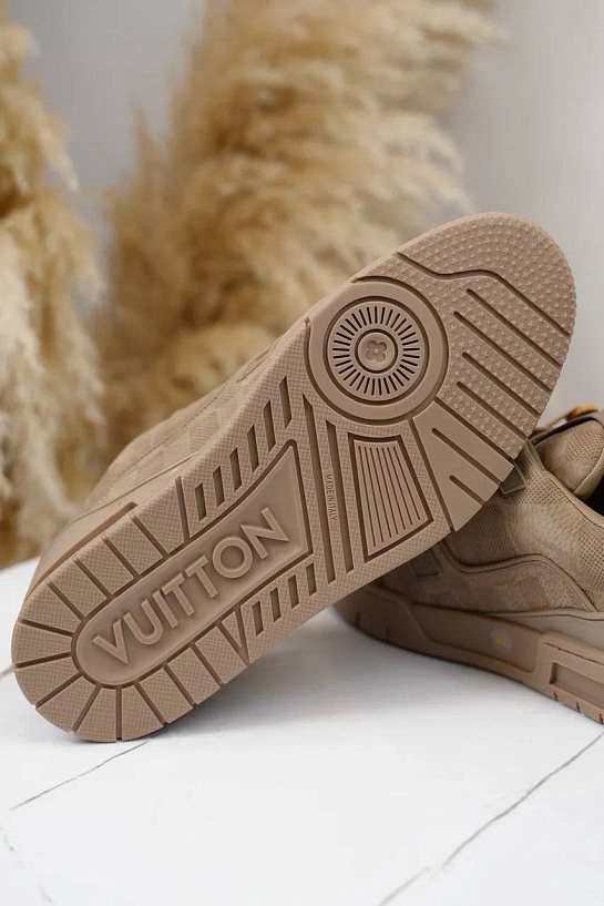 Мужские кроссовки Louis Vuitton Trainer - Beige