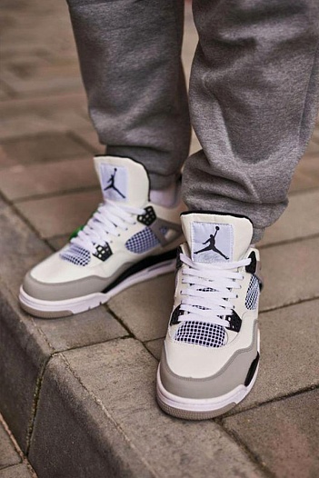 Кроссовки ANike J4 Retro "Military Black"   