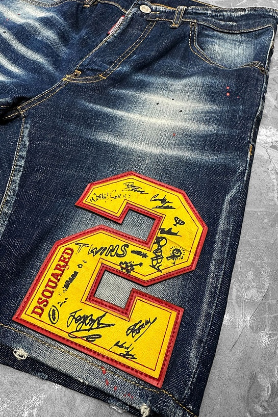 Мужские джинсовые шорты Dsquared2
