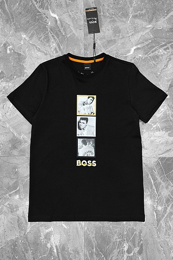 Чёрная футболка Hugo Boss Muhammad Ali   