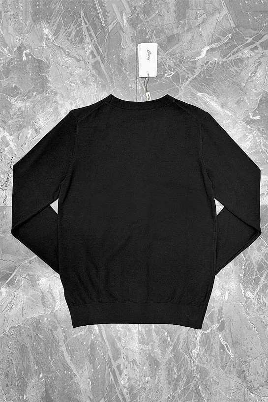 Мужской кардиган Brioni logo-detail - Black