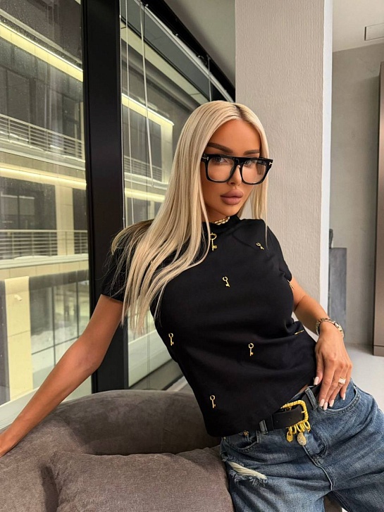 Женская футболка Schiaparelli premium - Black