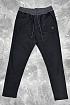 Мужские штаны Trussardi embroidered logo - Black