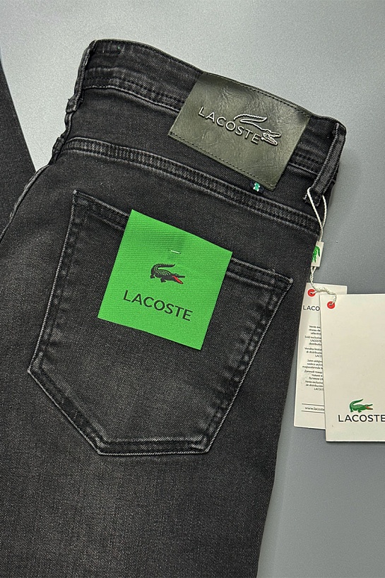 Мужские чёрные джинсы Lacoste