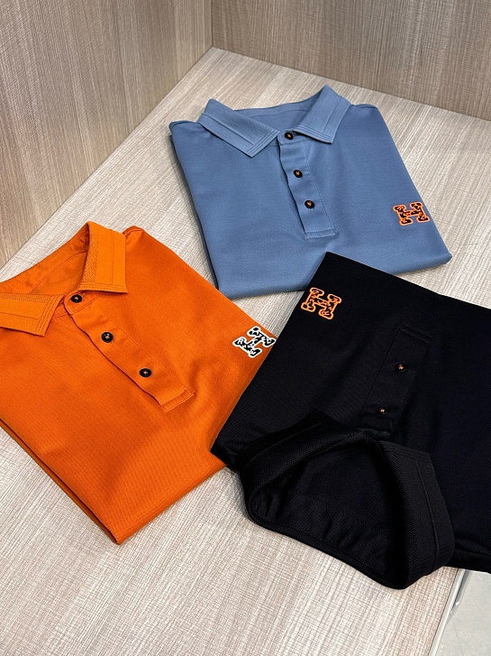 Мужское поло Hermes Premium - Orange