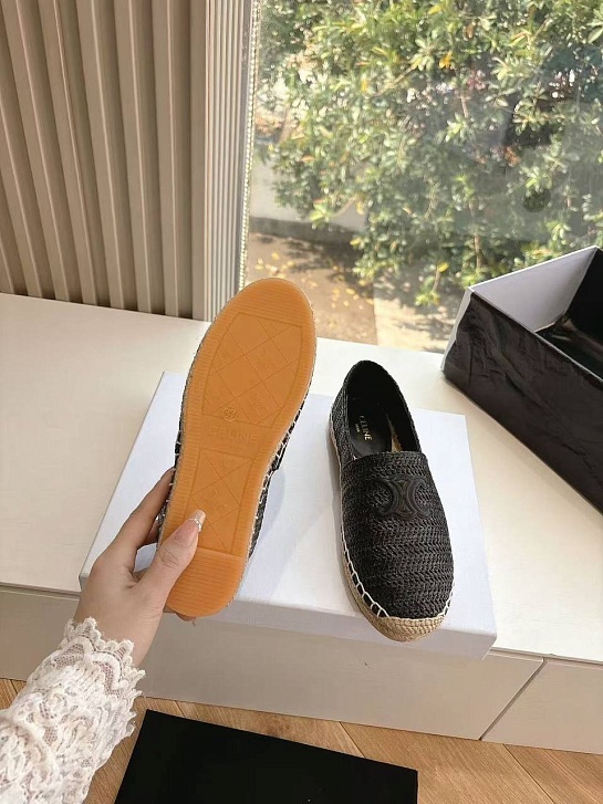 Женские эспадрильи Celine Premium - Black
