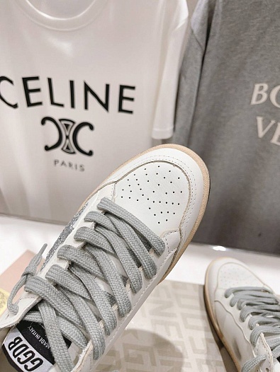 Женские кожаные кроссовки Golden Goose Super Star premium   