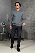 Мужской джемпер Burberry quarter-zip - Grey