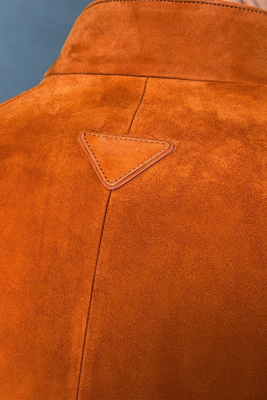 Мужская кожаная куртка Prada premium