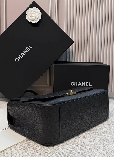 Кожаная сумка Chanel premium 32x19.5x10 см   