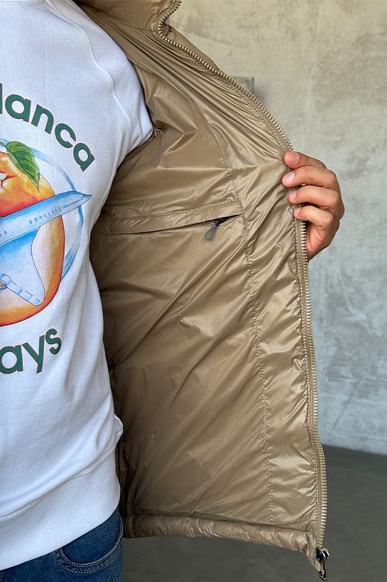 Куртка бежевого цвета Роlо Ralрh Lаurеn pony-embroidered