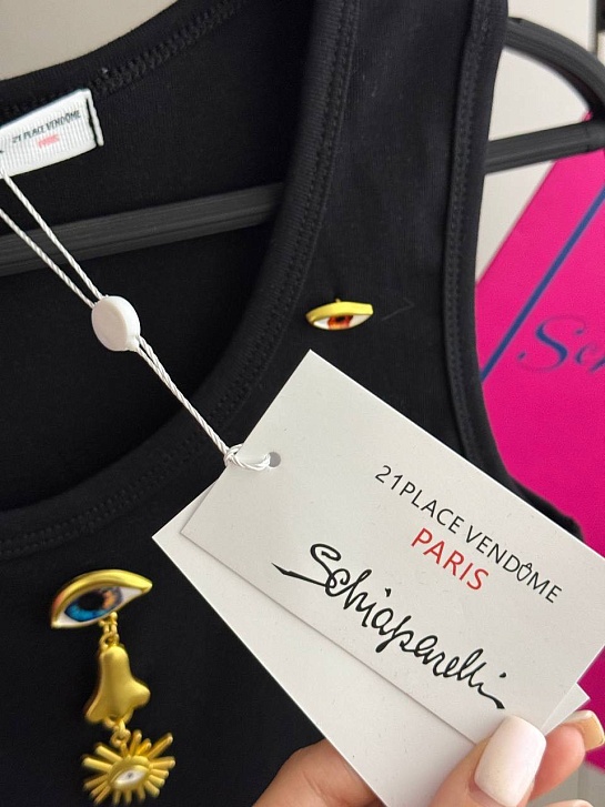 Женская майка Schiaparelli premium - Black