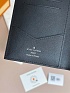 Кожаная обложка для паспорта Louis Vuitton Premium 14x9.5x2 см